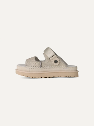 UGG Goldenstar Crackle Glide Women's Leather Sandals