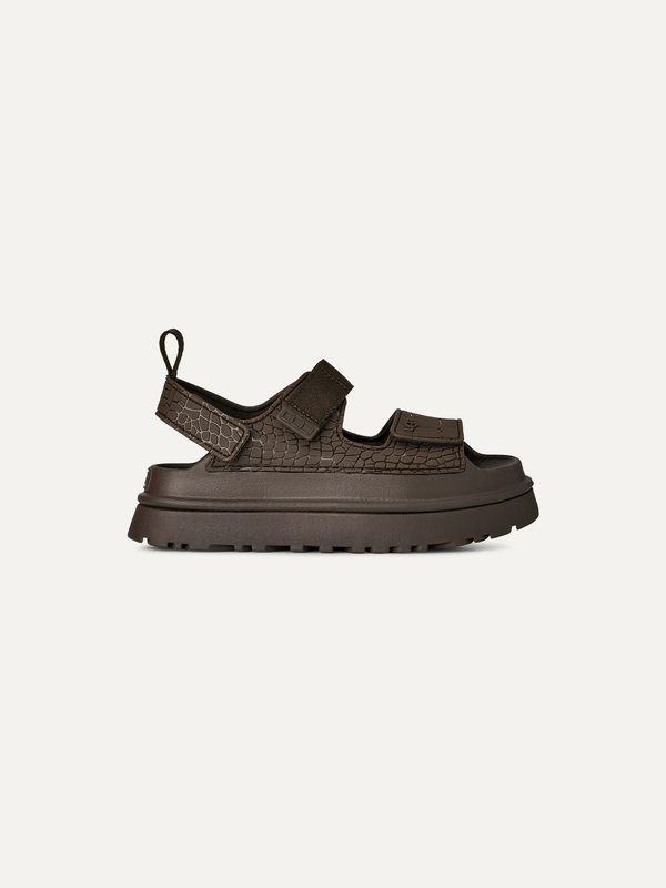 UGG GoldenGlow Croc Embossed Women's Sandals