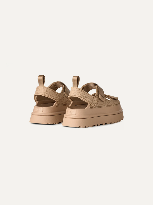 UGG GoldenGlow Croc Embossed Women's Sandals