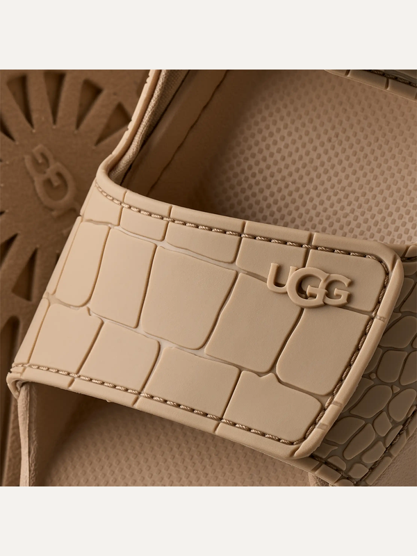 UGG GoldenGlow Croc Embossed Women's Sandals