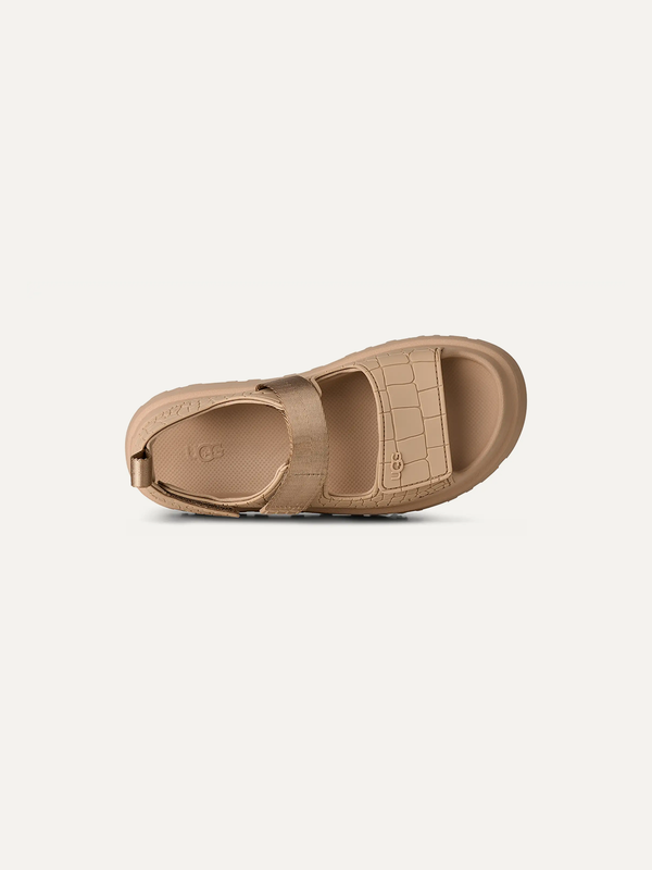 UGG GoldenGlow Croc Embossed Women's Sandals