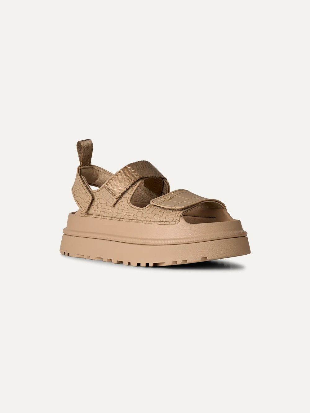 UGG GoldenGlow Croc Embossed Women's Sandals